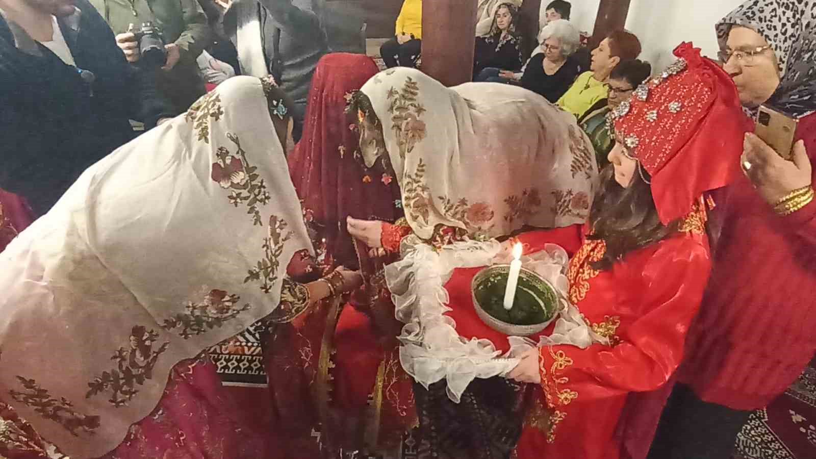 Kütahya’da "Geleneksel Kına" geleneği yeniden hayat buldu