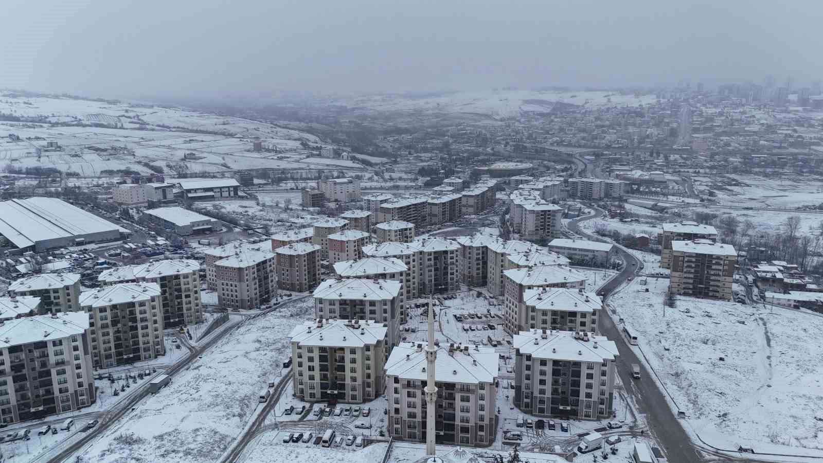 Samsun’u Balkan soğuğu vurdu: Yükseklerde kar 50 santime ulaştı