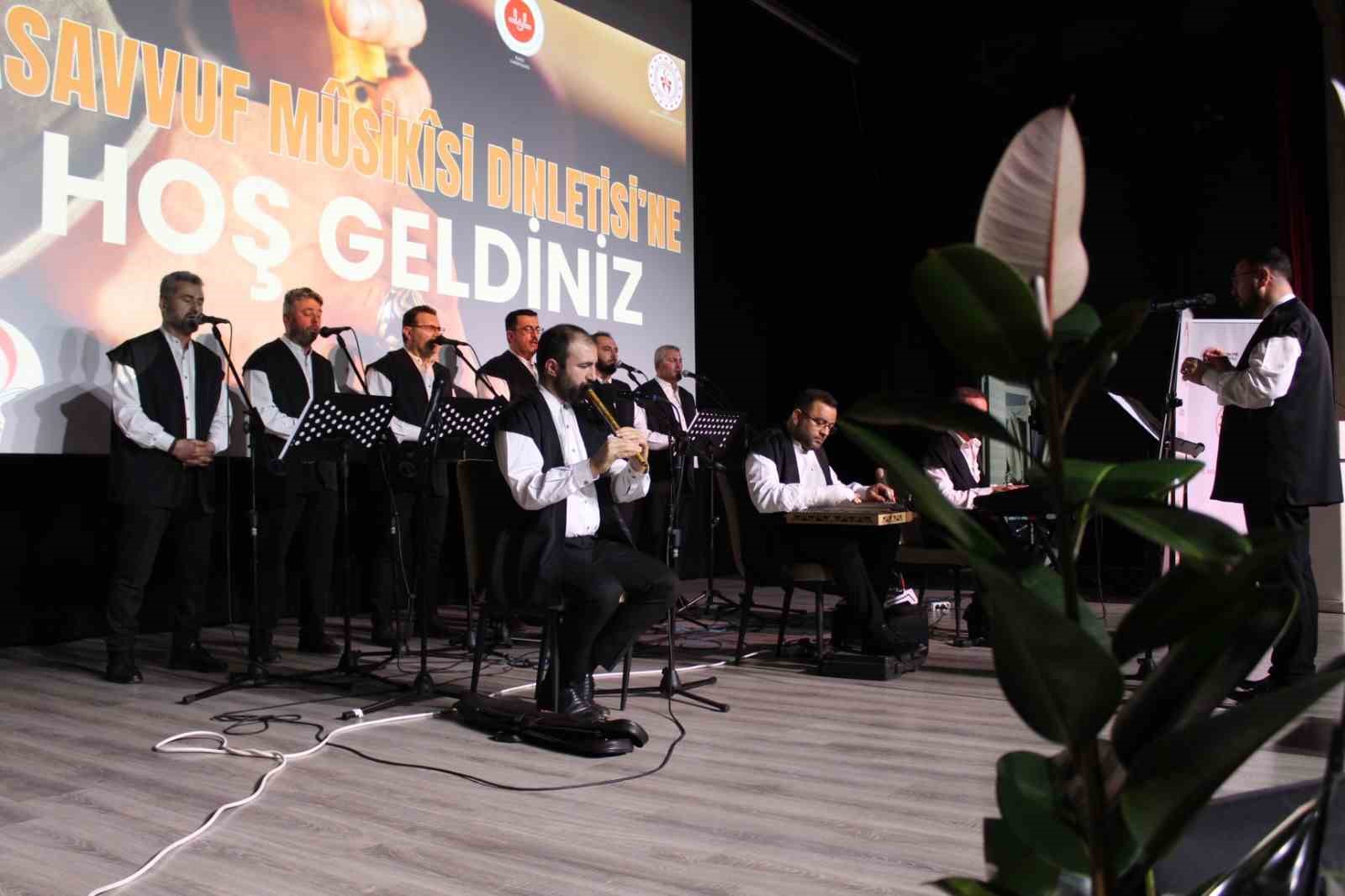 Tasavvuf musikisi konseri gerçekleştirildi