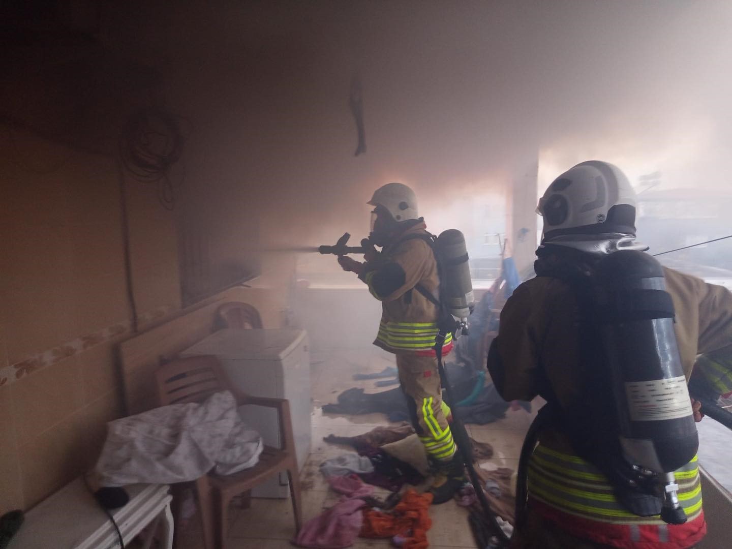 Payas&rsquo;ta ev yangını
