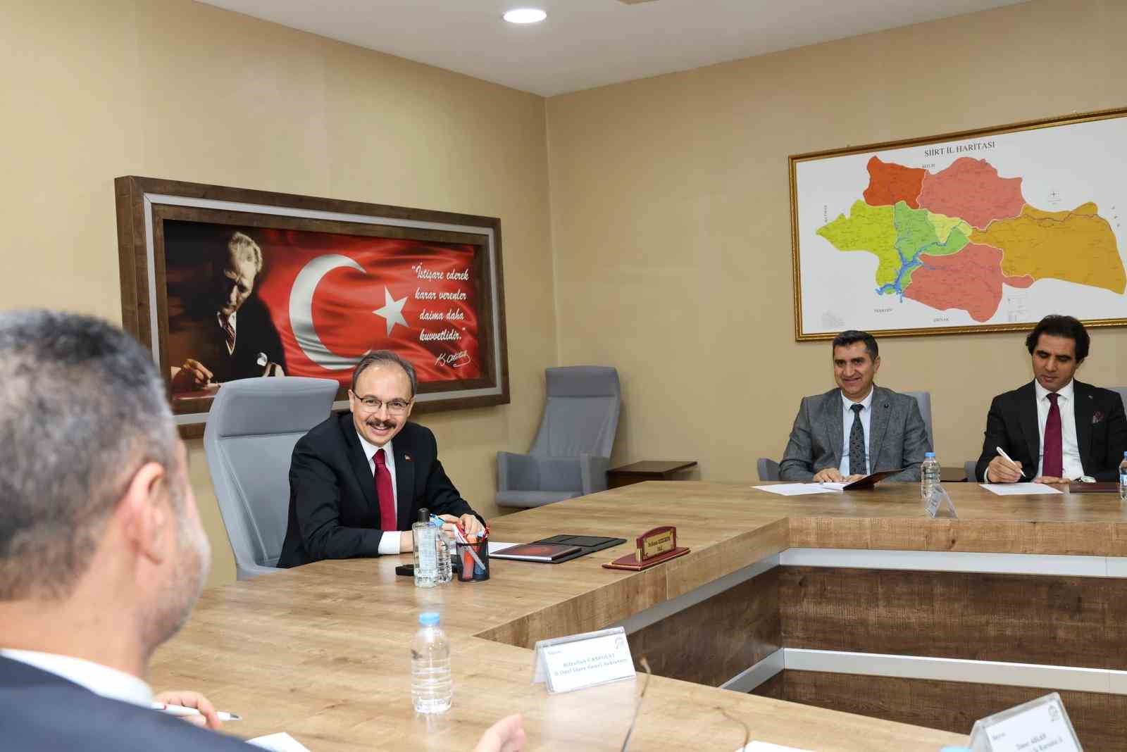 Siirt&rsquo;te istihdamın arttırılmasına y&ouml;nelik yapılacak &ccedil;alışmalar değerlendirildi
