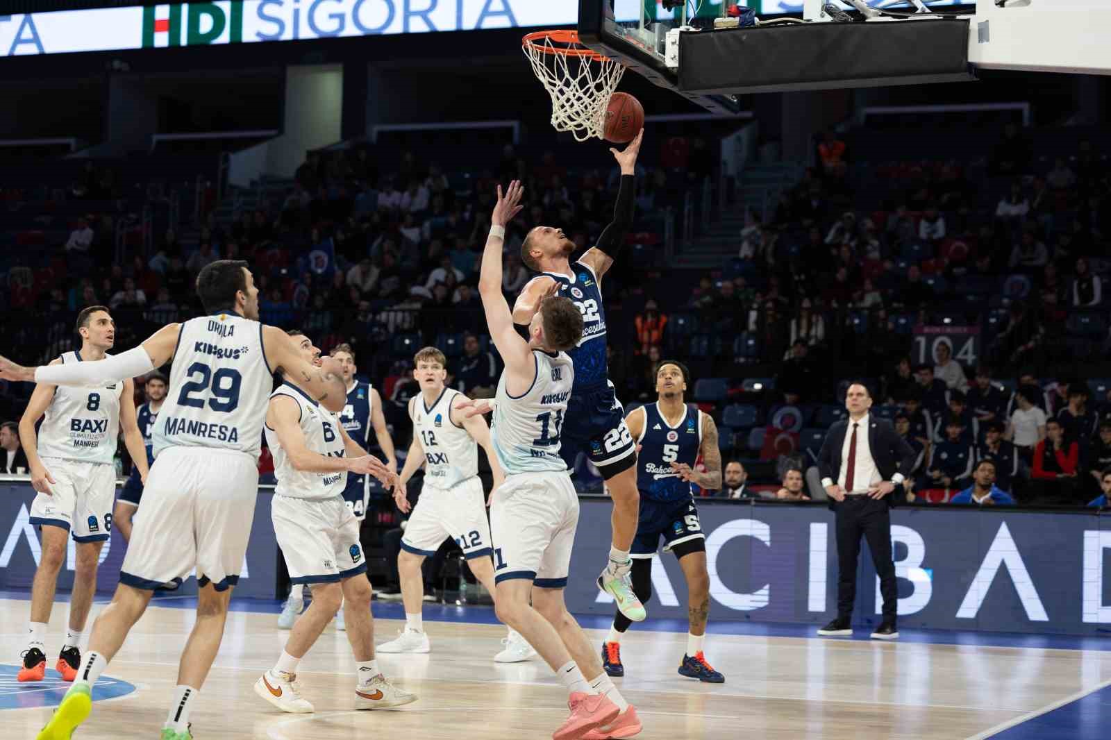 Eurocup: Bah&ccedil;eşehir Koleji: 92 - Manresa: 96
