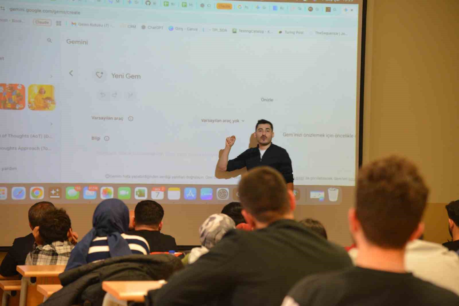 BŞE&Uuml; M&uuml;hendislik Fak&uuml;ltesinde yapay zeka kariyer etkinliği
