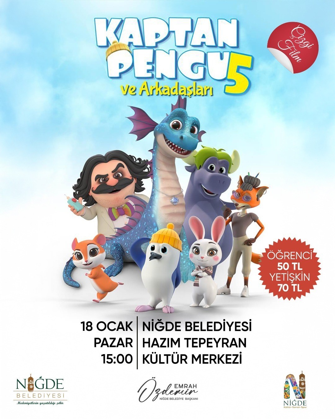 Niğde&rsquo;de yarıyıl tatili şenliğe d&ouml;n&uuml;ş&uuml;yor
