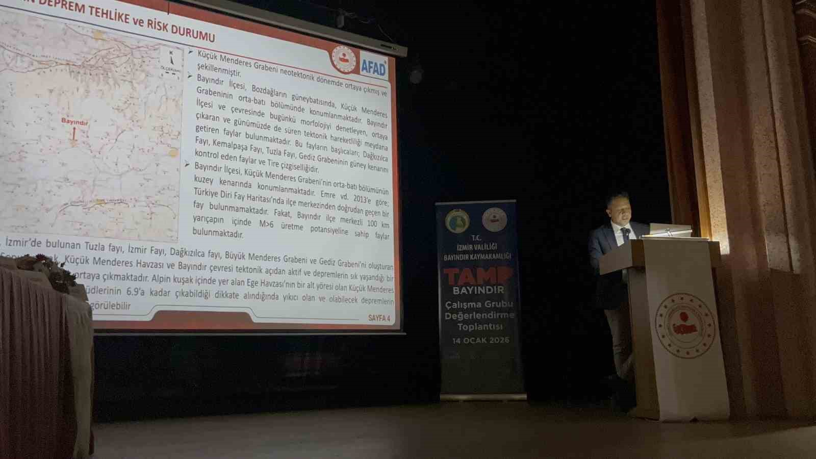 Bayındır&rsquo;da afete hazırlık &ccedil;alışmaları değerlendirildi
