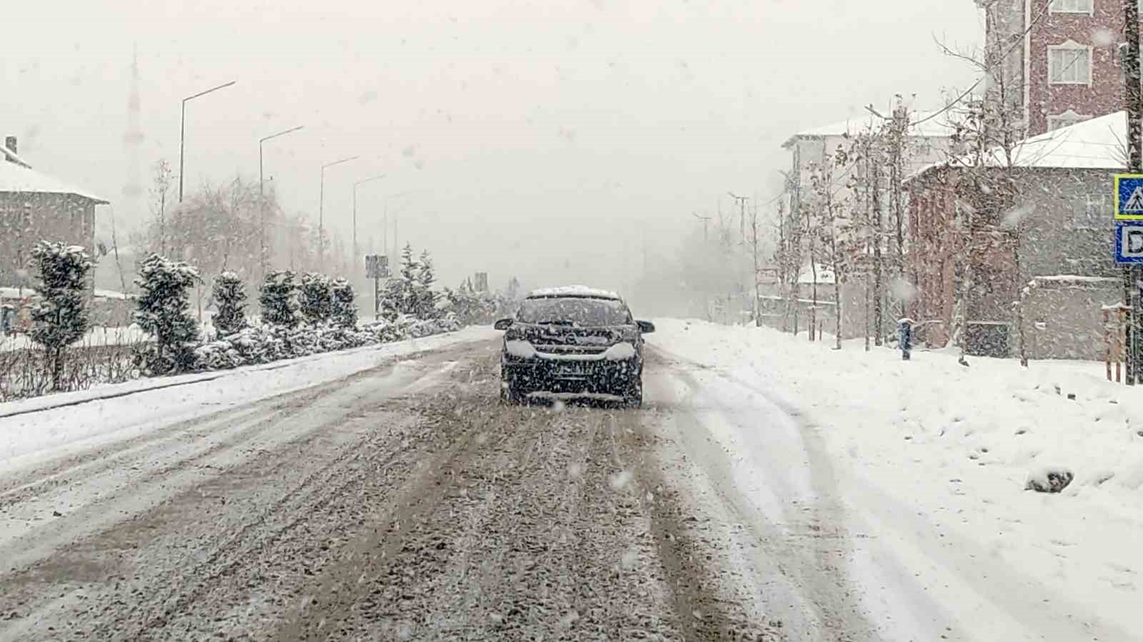 Van&rsquo;da kar yağışı etkili oluyor
