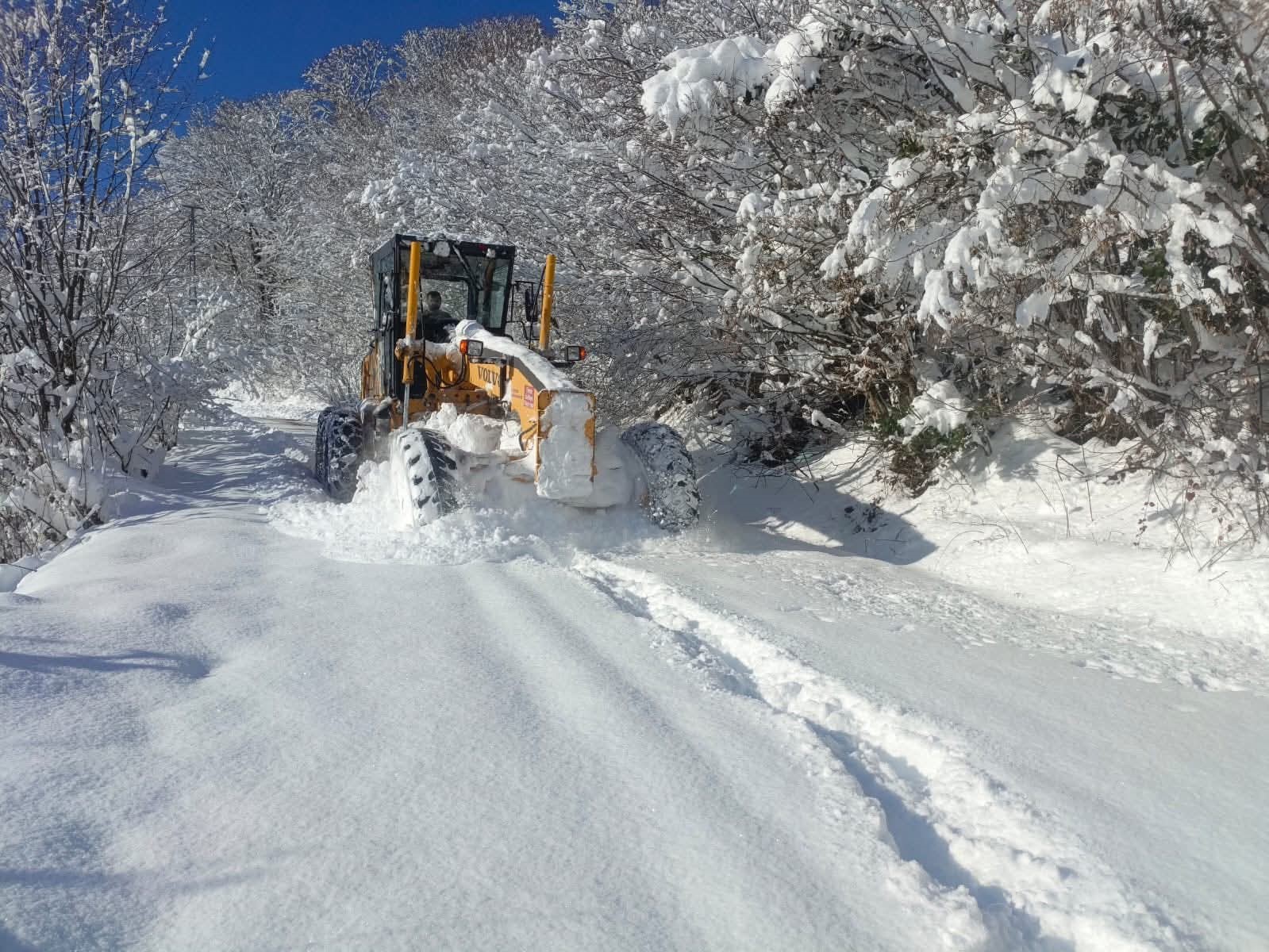 Ordu’da karla mücadele: 3 günde toplam 18 bin km yol ulaşıma açıldı
