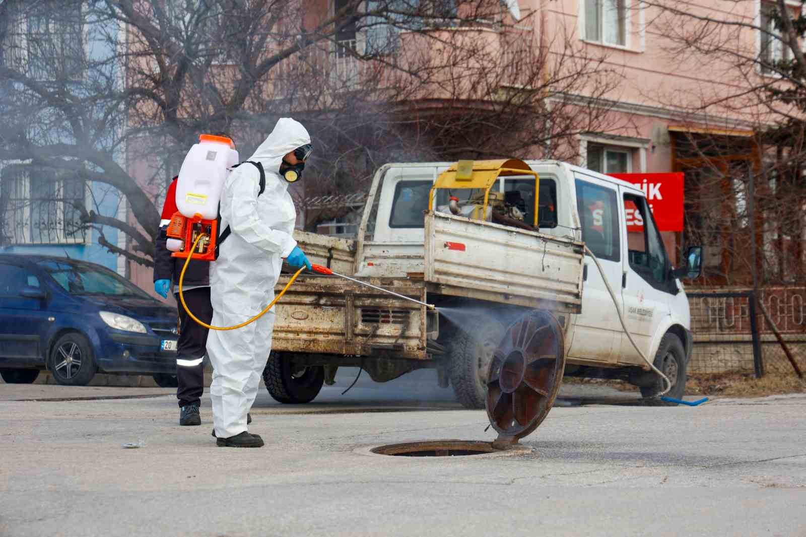 Uşak Belediyesi haşerelere karşı gereken &ouml;nlemleri aldı
