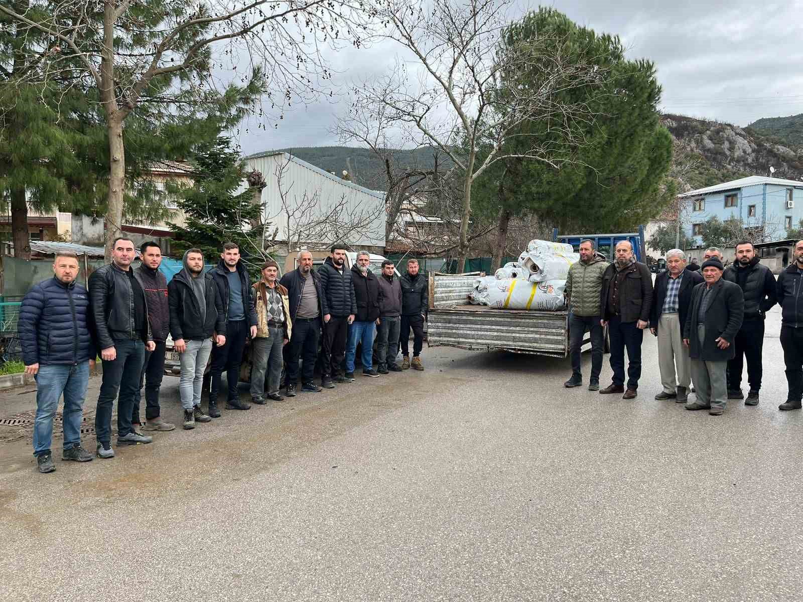 Lodostan zarar g&ouml;ren seralara B&uuml;y&uuml;kşehir desteği
