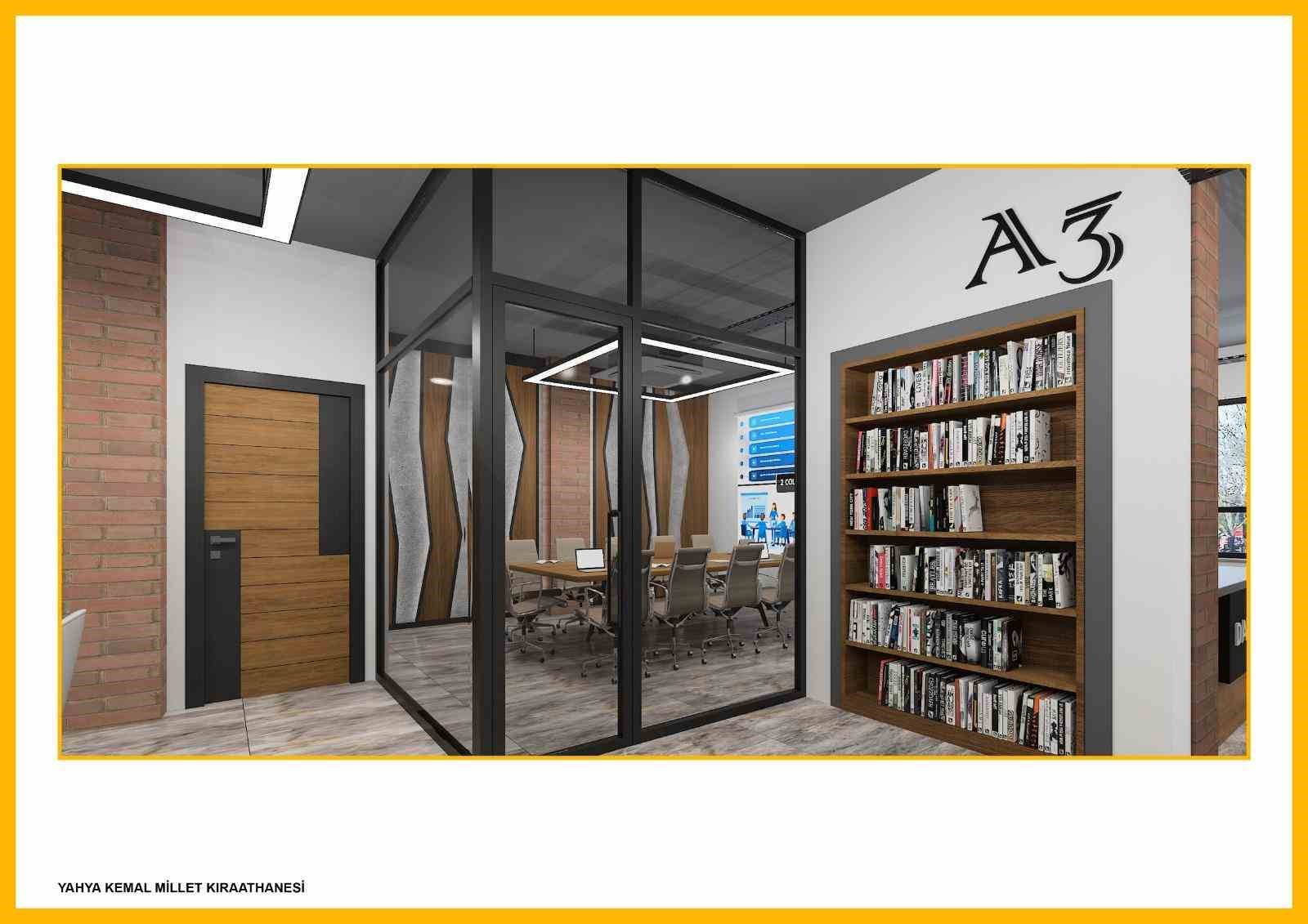 Kağıthane’nin 7’nci Millet Kıraathanesi Yahya Kemal’de yükseliyor