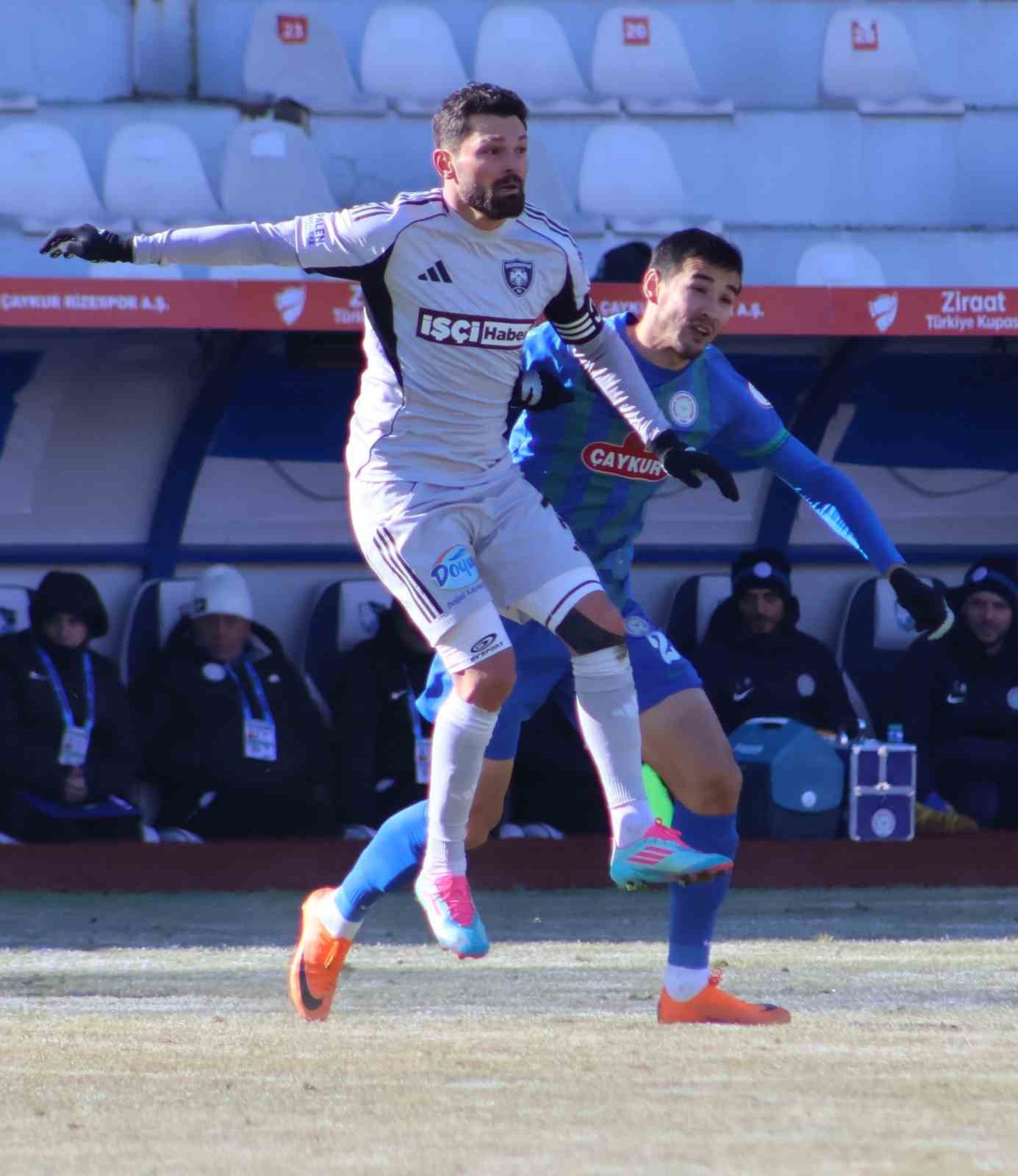 Ziraat Türkiye Kupası: Erzurumspor FK: 2 - Çaykur Rizespor: 0