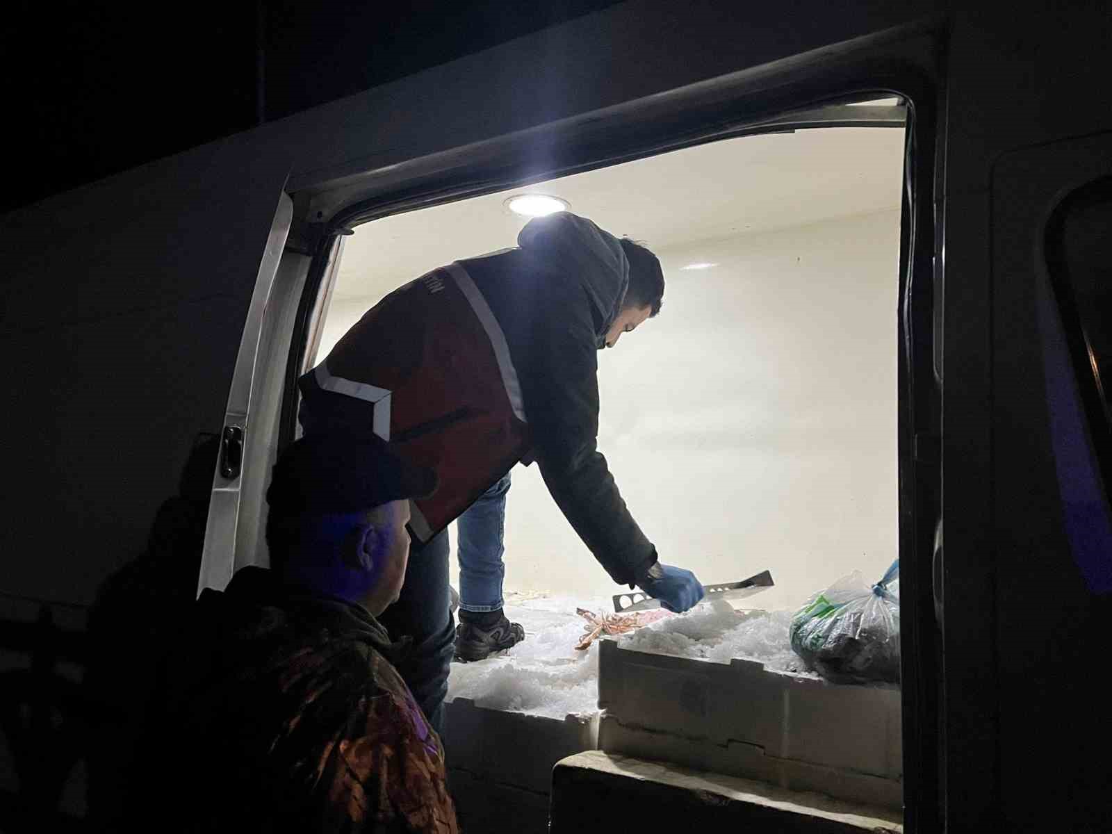 Kastamonu’da usulsüz avlanan 1 ton 335 kilogram balığa el konuldu