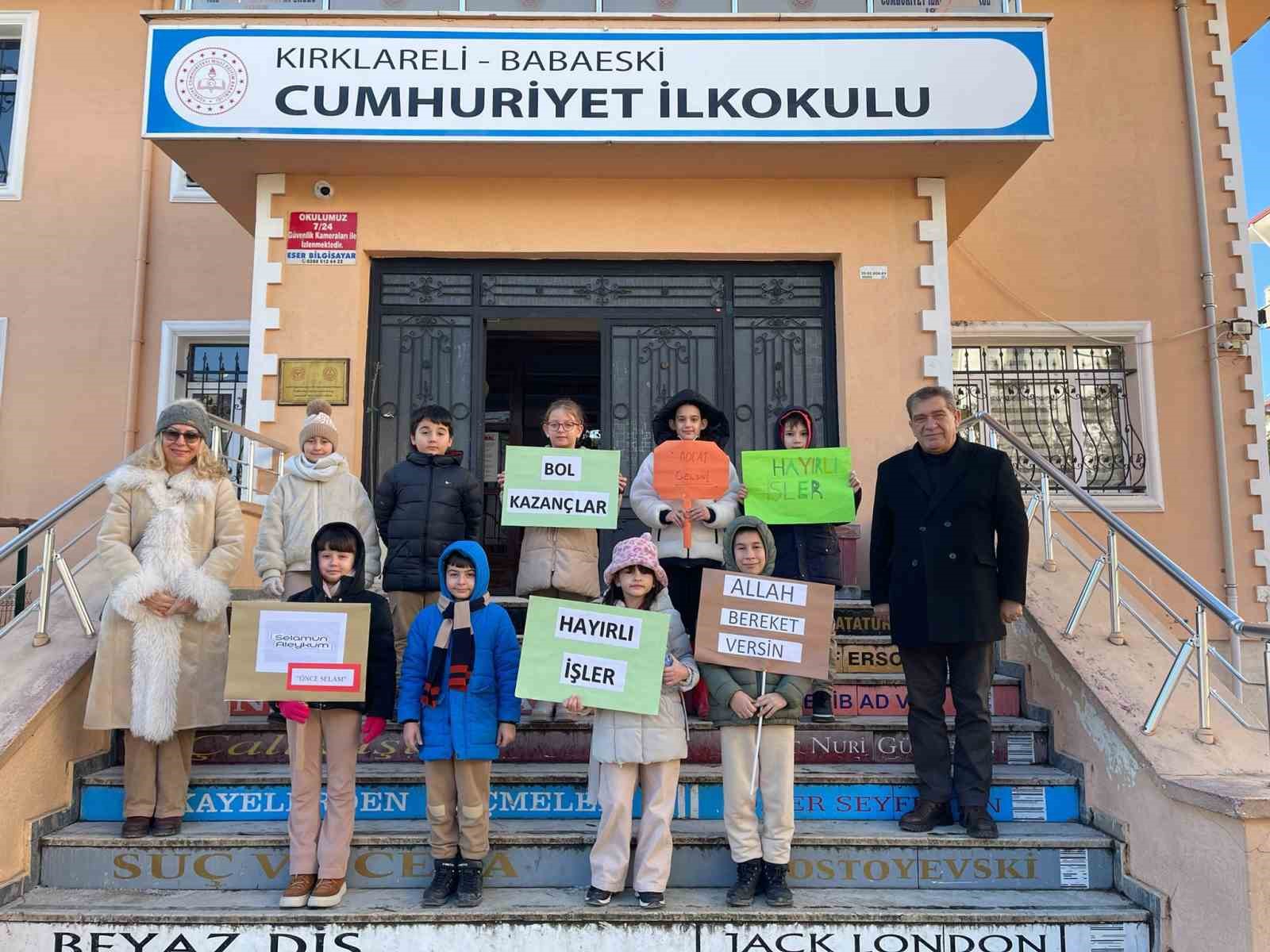 Kırklareli&rsquo;nde "T&uuml;rkiye Selamlaşıyor" etkinliği
