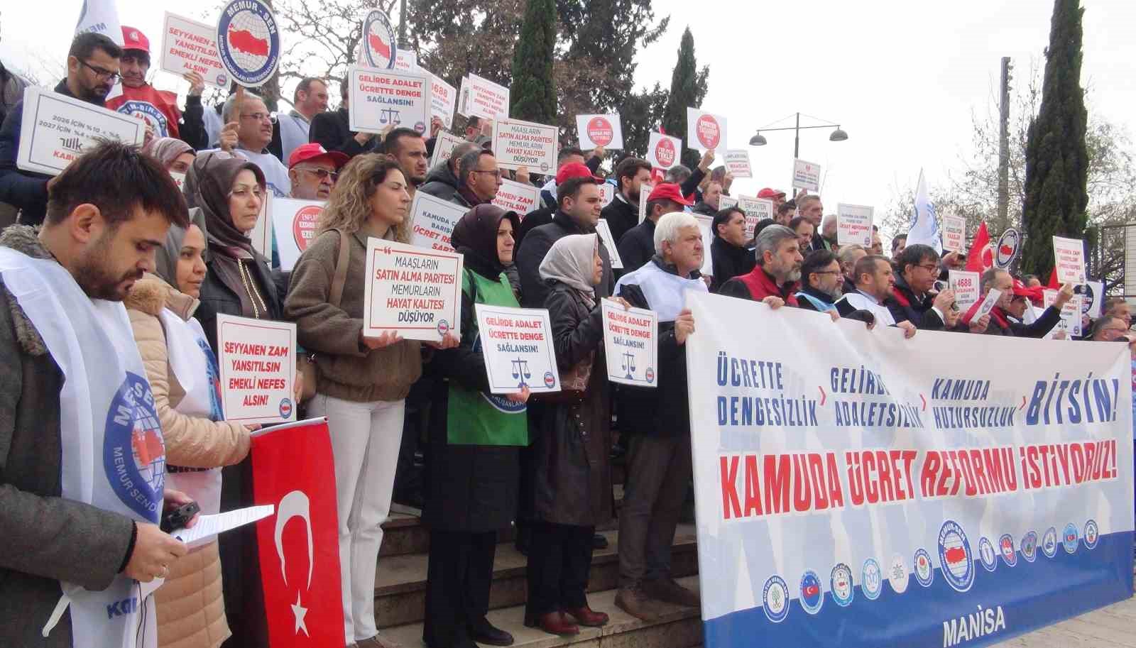 Memur-Sen&rsquo;den &rsquo;&Uuml;crette dengesizlik, gelirde adaletsizlik bitsin&rsquo; &ccedil;ağrısı
