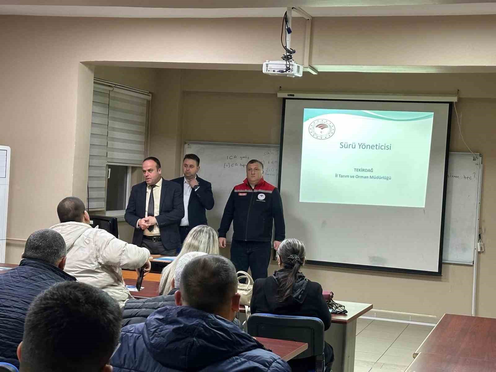 Tekirdağ’da çobanlık kursu açıldı