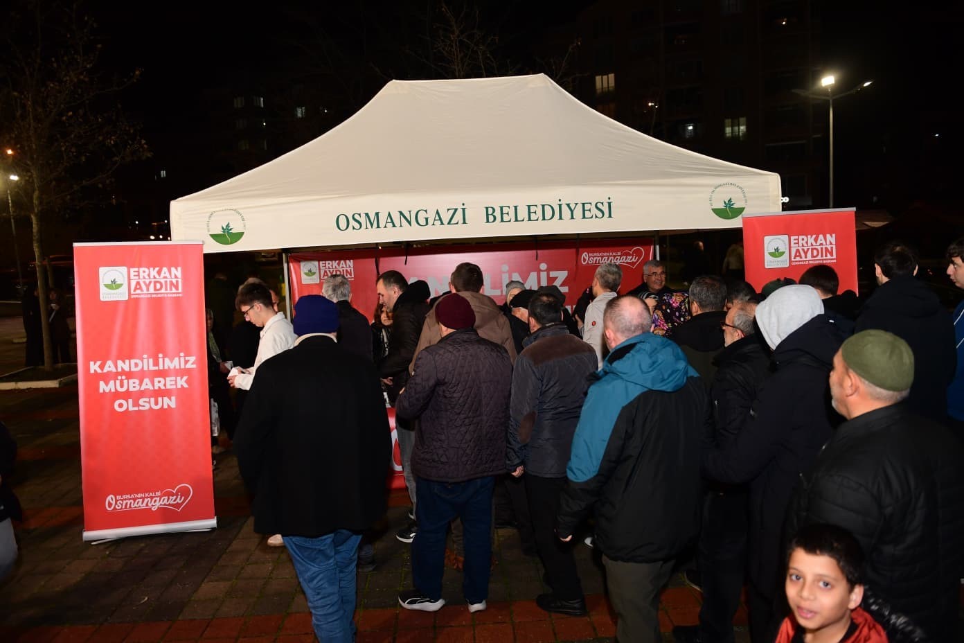 Mira&ccedil; Kandili&rsquo;nde Osmangazi&rsquo;de g&ouml;n&uuml;ller bir oldu
