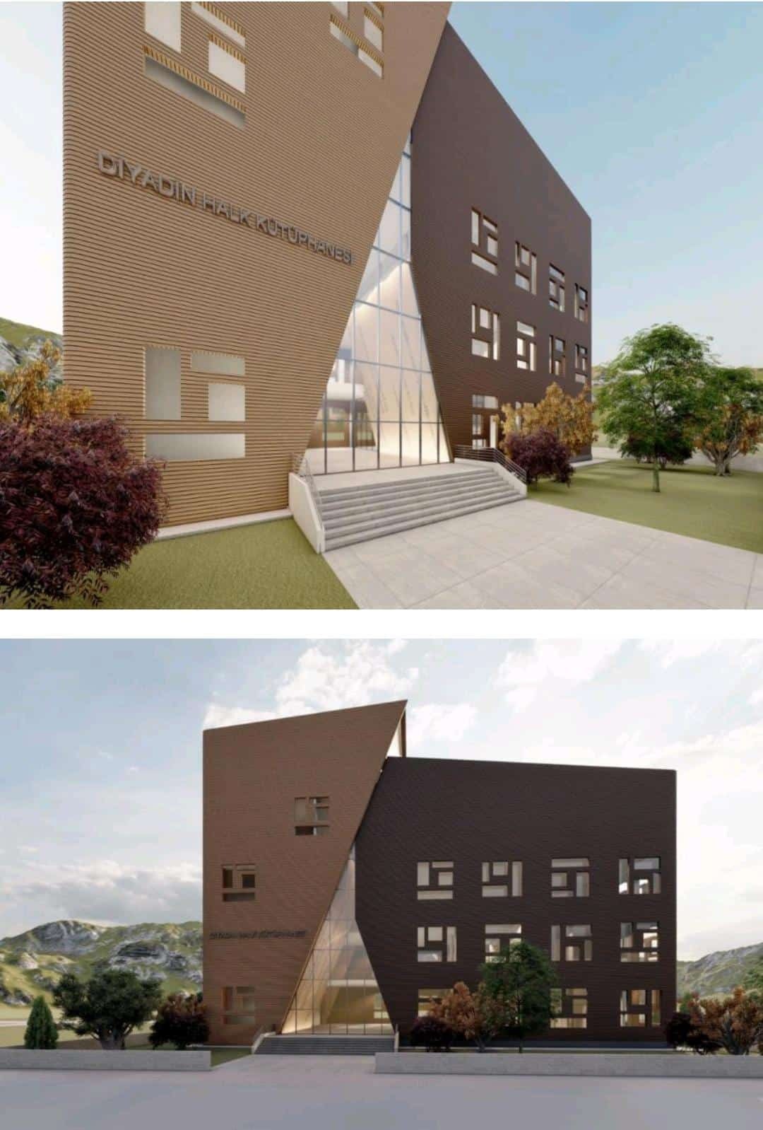 Diyadin&rsquo;e modern k&uuml;t&uuml;phane kazandırılıyor
