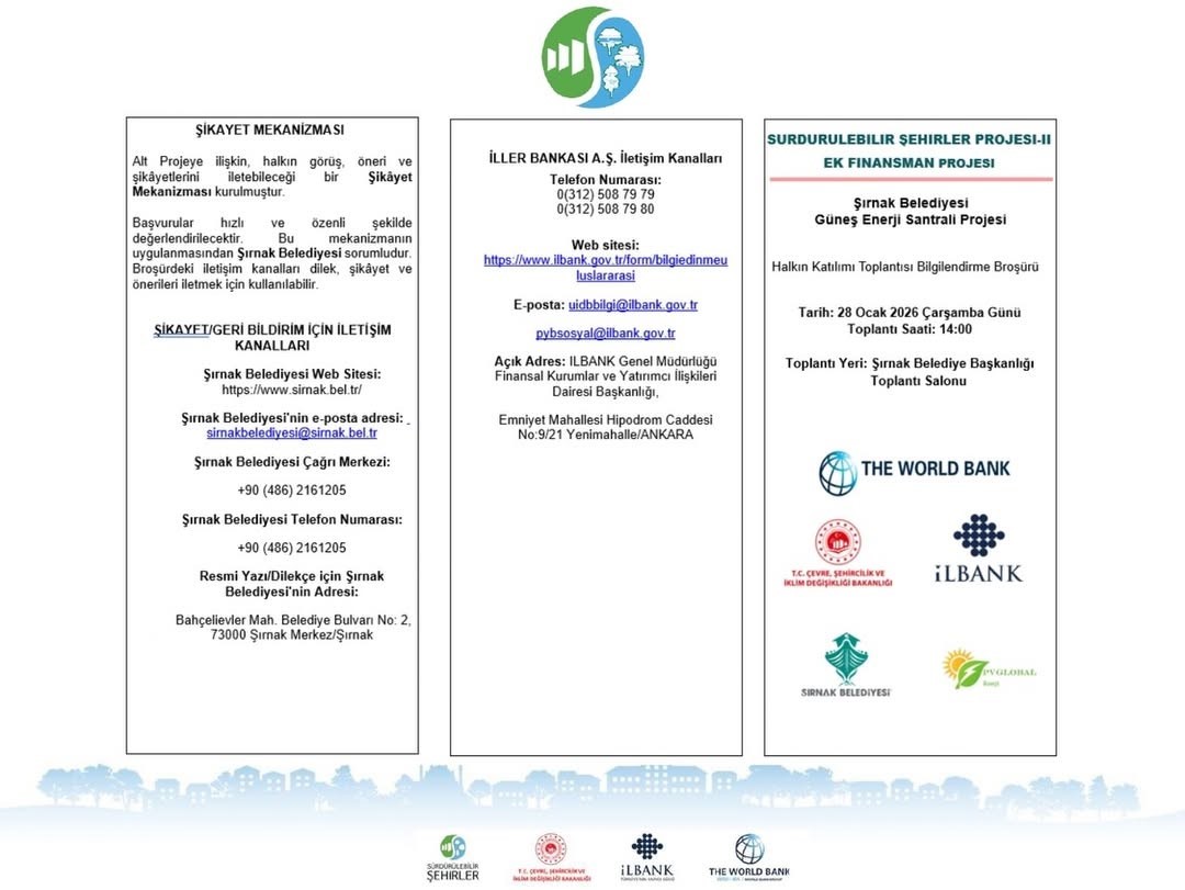 Şırnak Belediyesinden yeşil d&ouml;n&uuml;ş&uuml;m hamlesi: Atıksu arıtma tesisi, g&uuml;neş enerjisiyle &ccedil;alışacak
