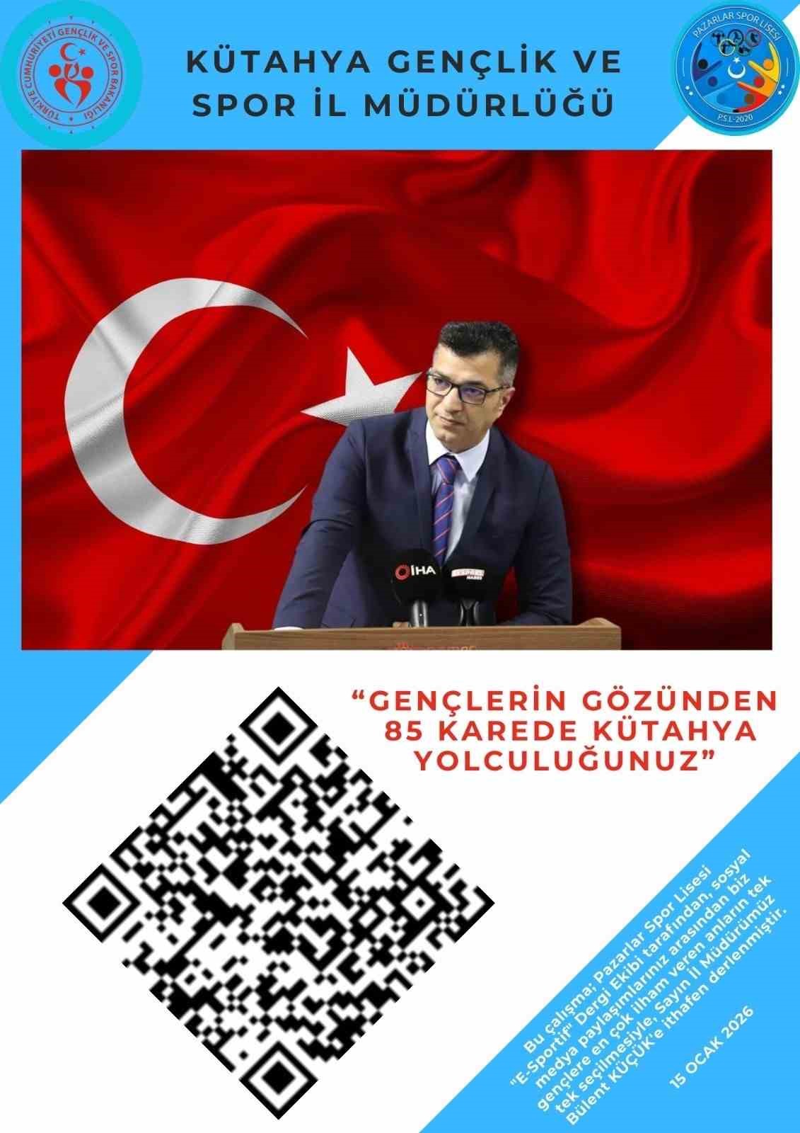 E-Sportif Dergisi sordu, K&uuml;tahya Gen&ccedil;lik ve Spor İl M&uuml;d&uuml;r&uuml; B&uuml;lent K&uuml;&ccedil;&uuml;k yanıtladı
