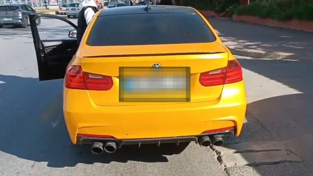 Mersin&rsquo;de drift atan s&uuml;r&uuml;c&uuml;ye 58 bin TL ceza
