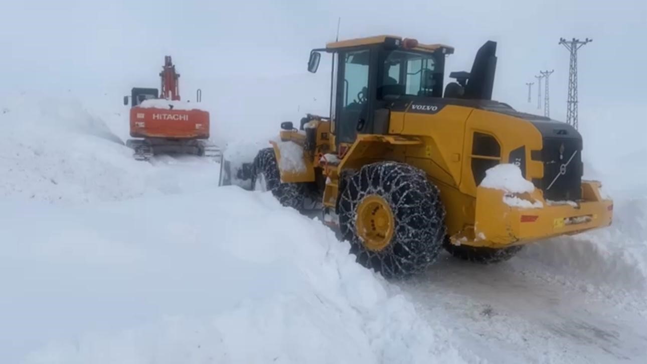 Şırnak’ta karla mücadele çalışmaları devam ediyor