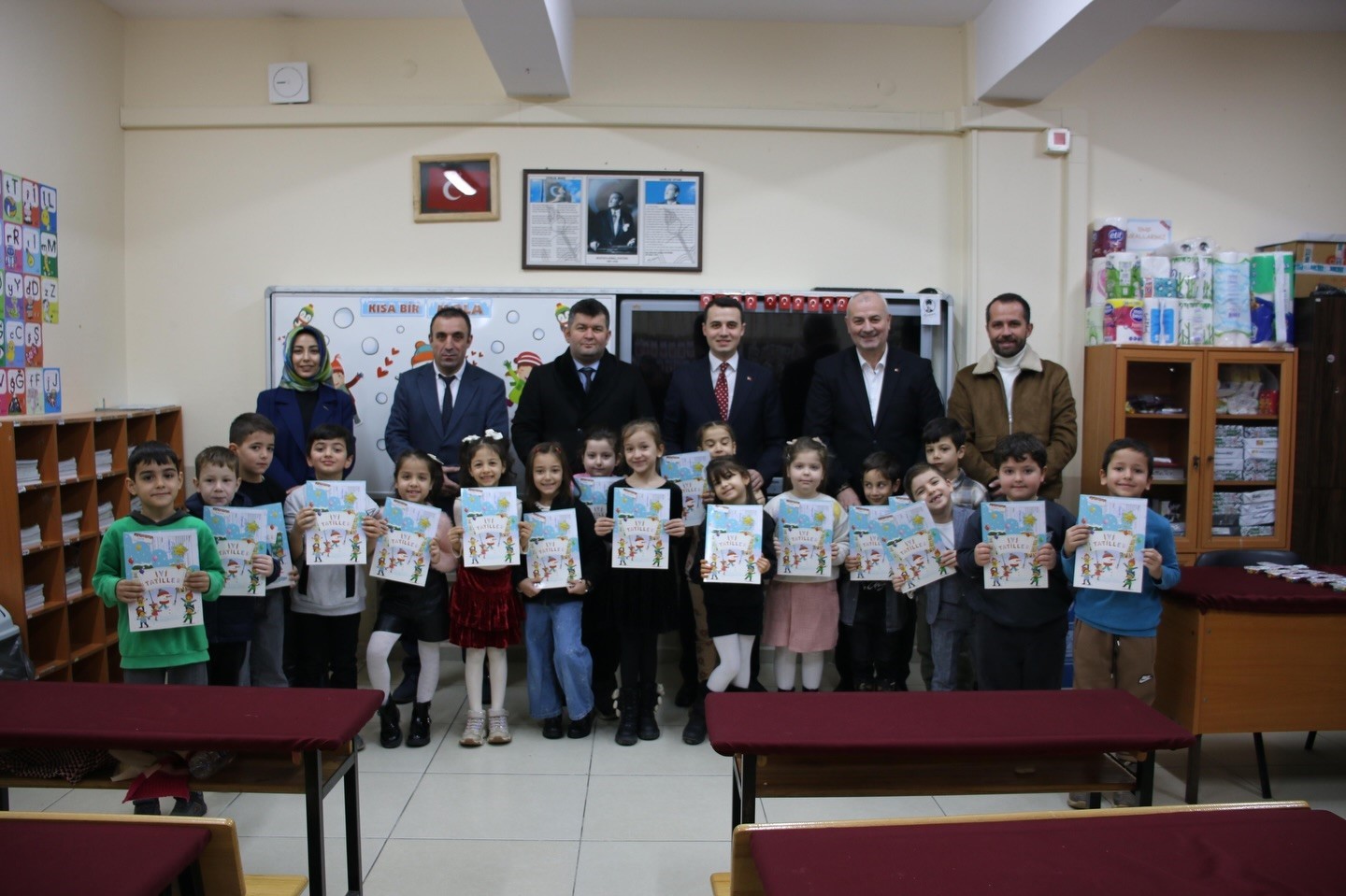 Karnelerini kaymakam ve başkandan aldılar