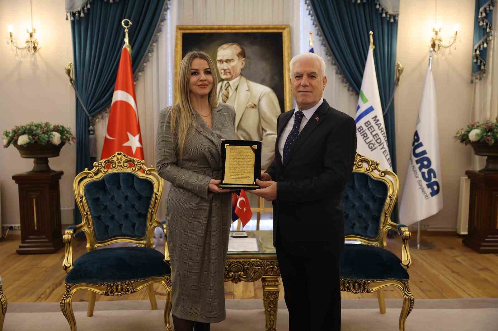 Bursa ile Sırbistan arasında dostluk k&ouml;pr&uuml;s&uuml;
