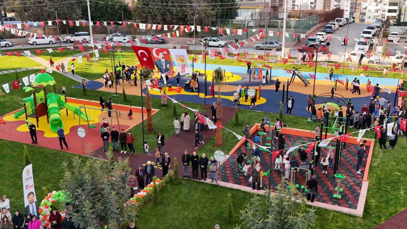 Tarsus&rsquo;ta &ccedil;ocuklara karne hediyesi Survivor Park a&ccedil;ıldı
