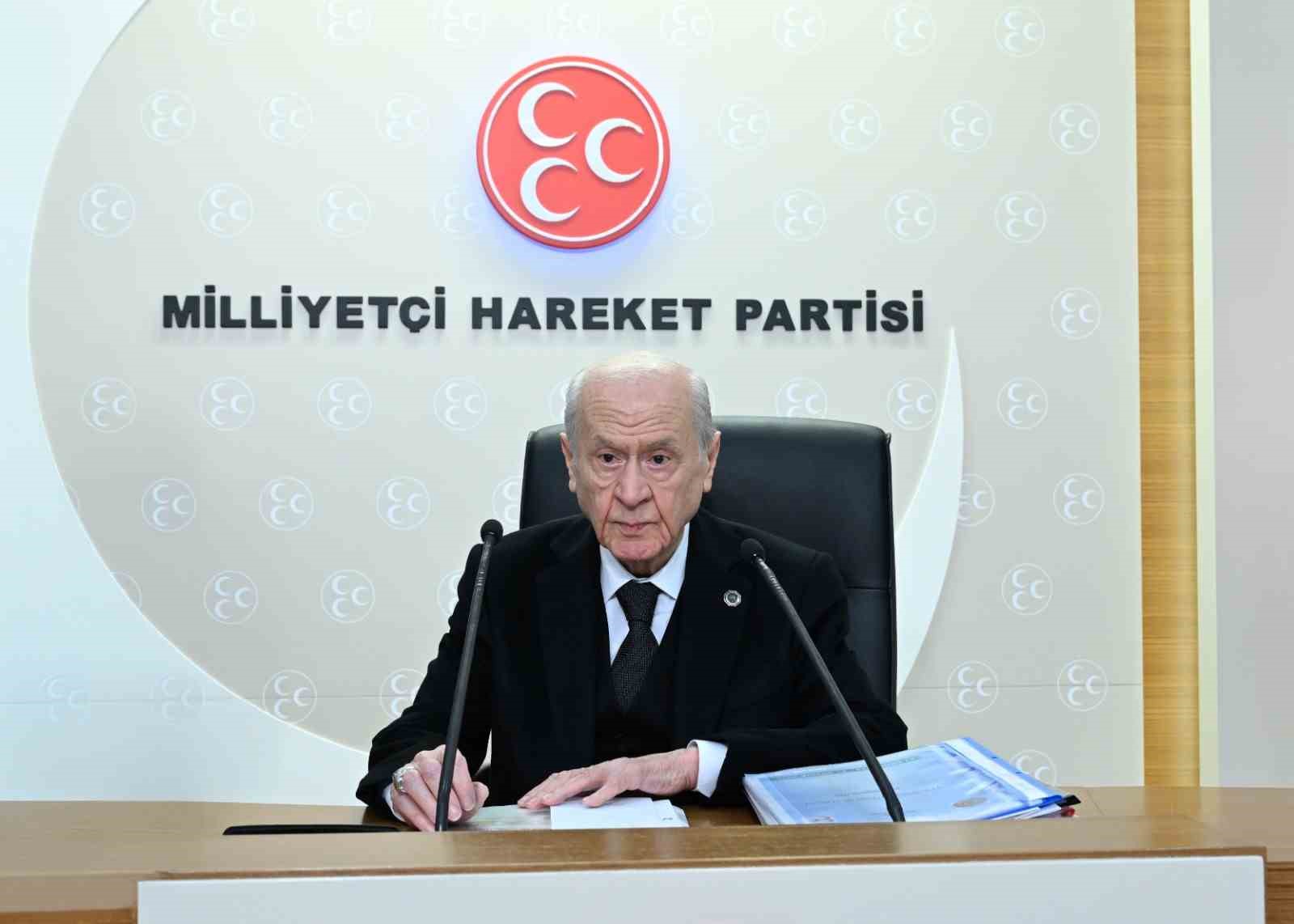 MHP Genel Başkanı Bah&ccedil;eli, MYK ve MDK toplantılarına başkanlık etti
