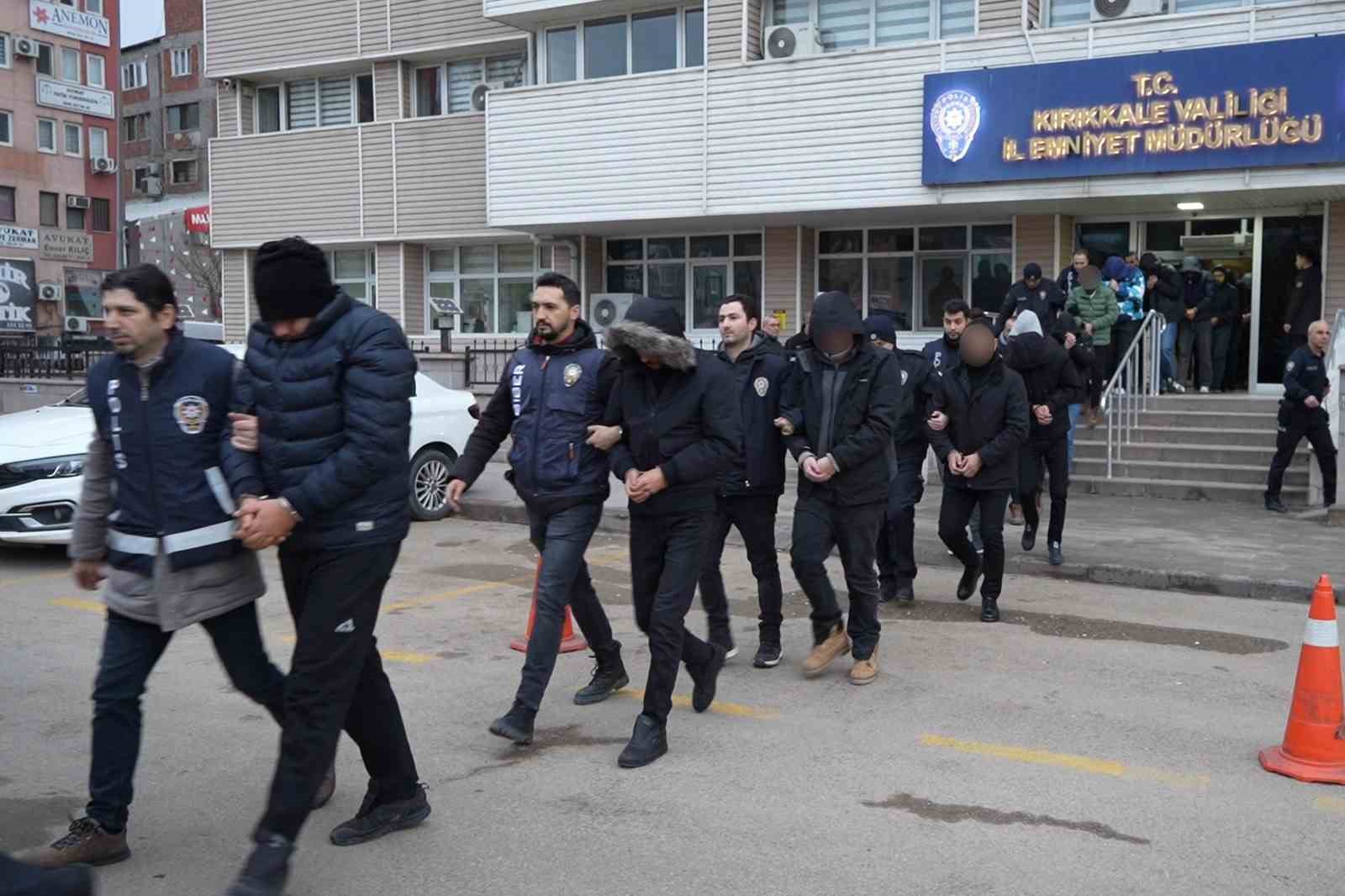 Kırıkkale merkezli yasa dışı bahis operasyonunda 14 şüpheli tutuklandı