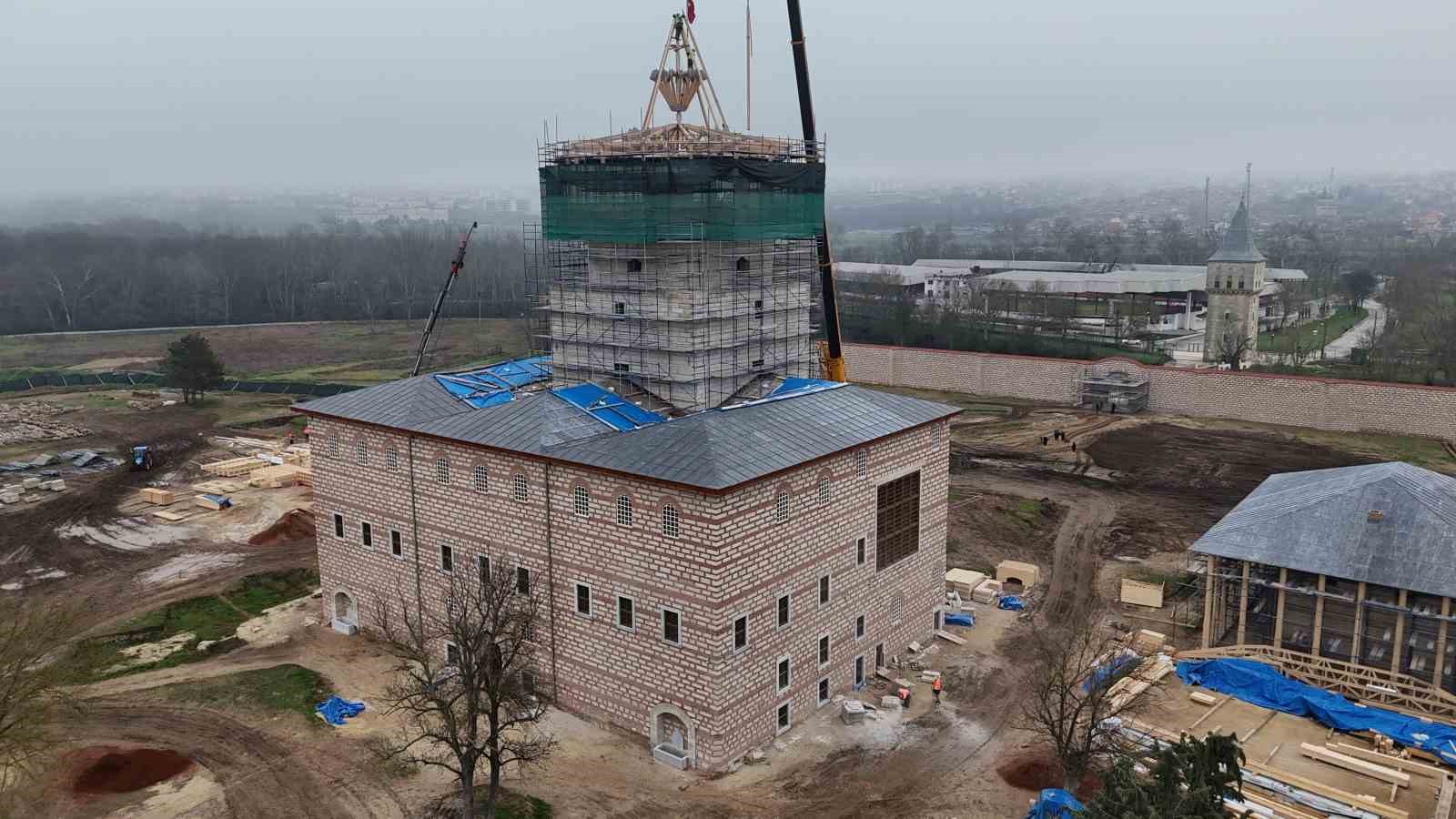 Ecdat mirası Edirne Saray’ında çalışmaların yarısı tamamlandı