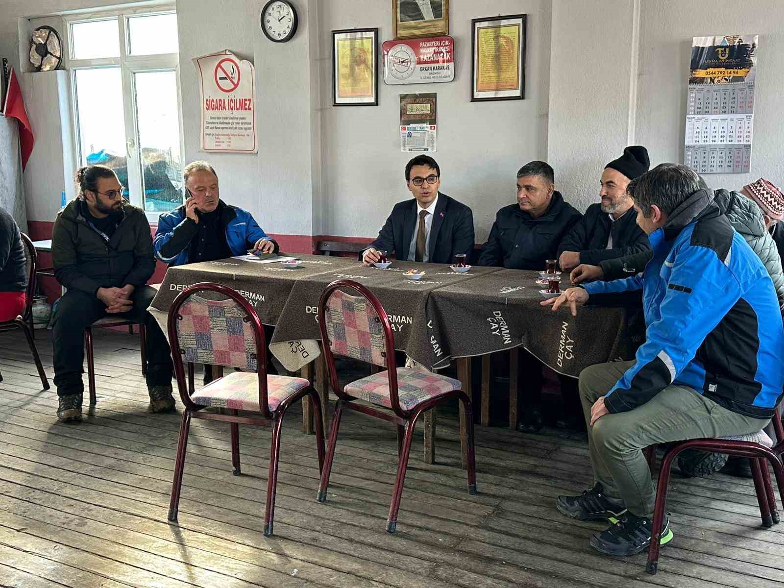 Kaymakam Kara, Sarıdayı K&ouml;y&uuml;&rsquo;nde vatandaşla buluştu
