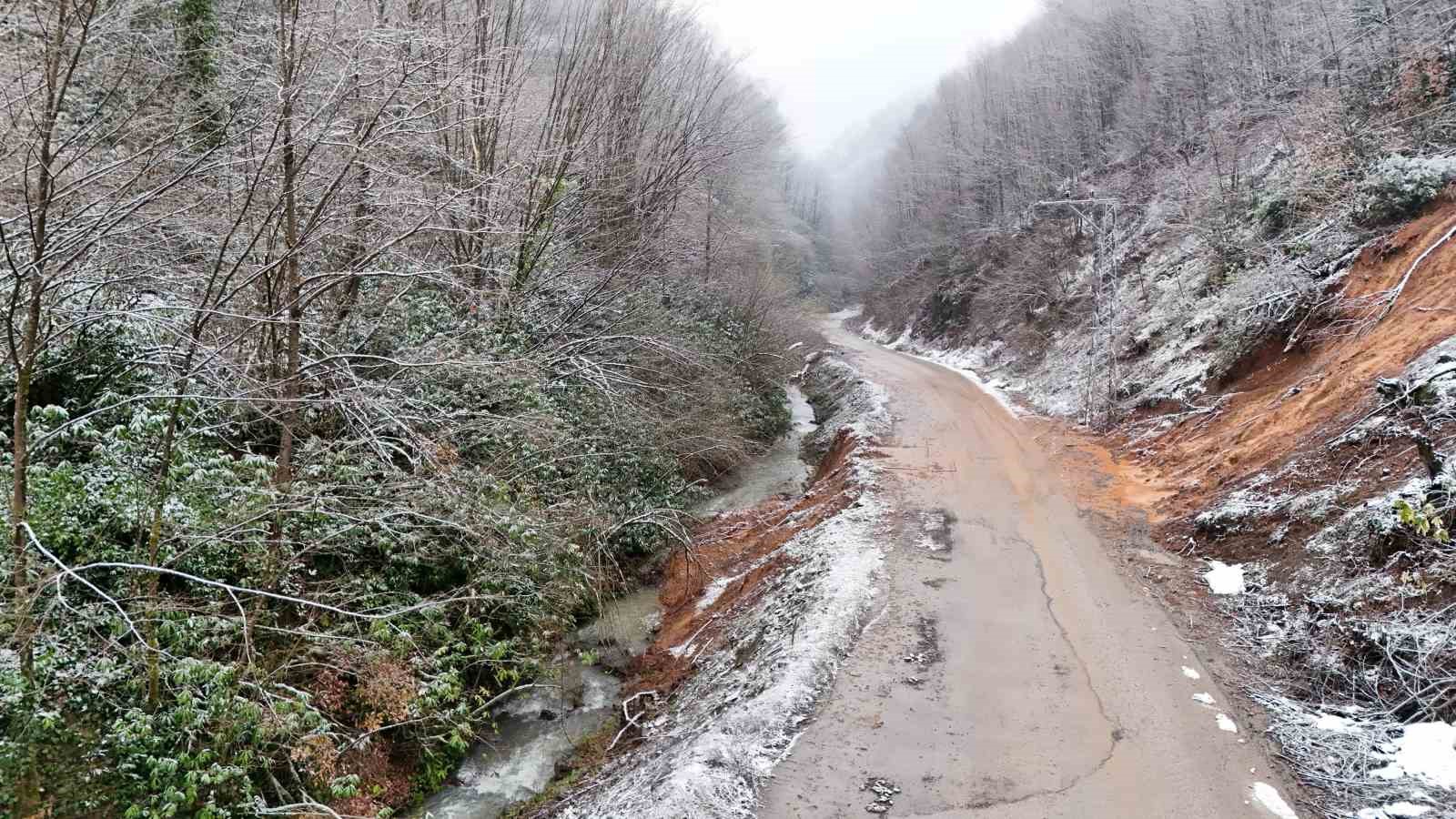 Fındıklıaksu k&ouml;y&uuml;nde heyelanların ardı arkası kesilmiyor
