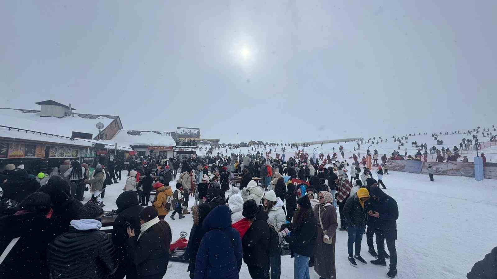 Erciyes’te sömestirin ilk gününde yoğunluk