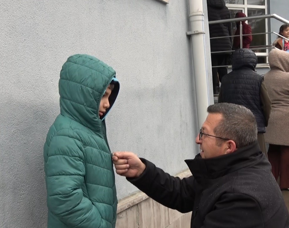 Okul personelinden &ouml;rnek davranış
