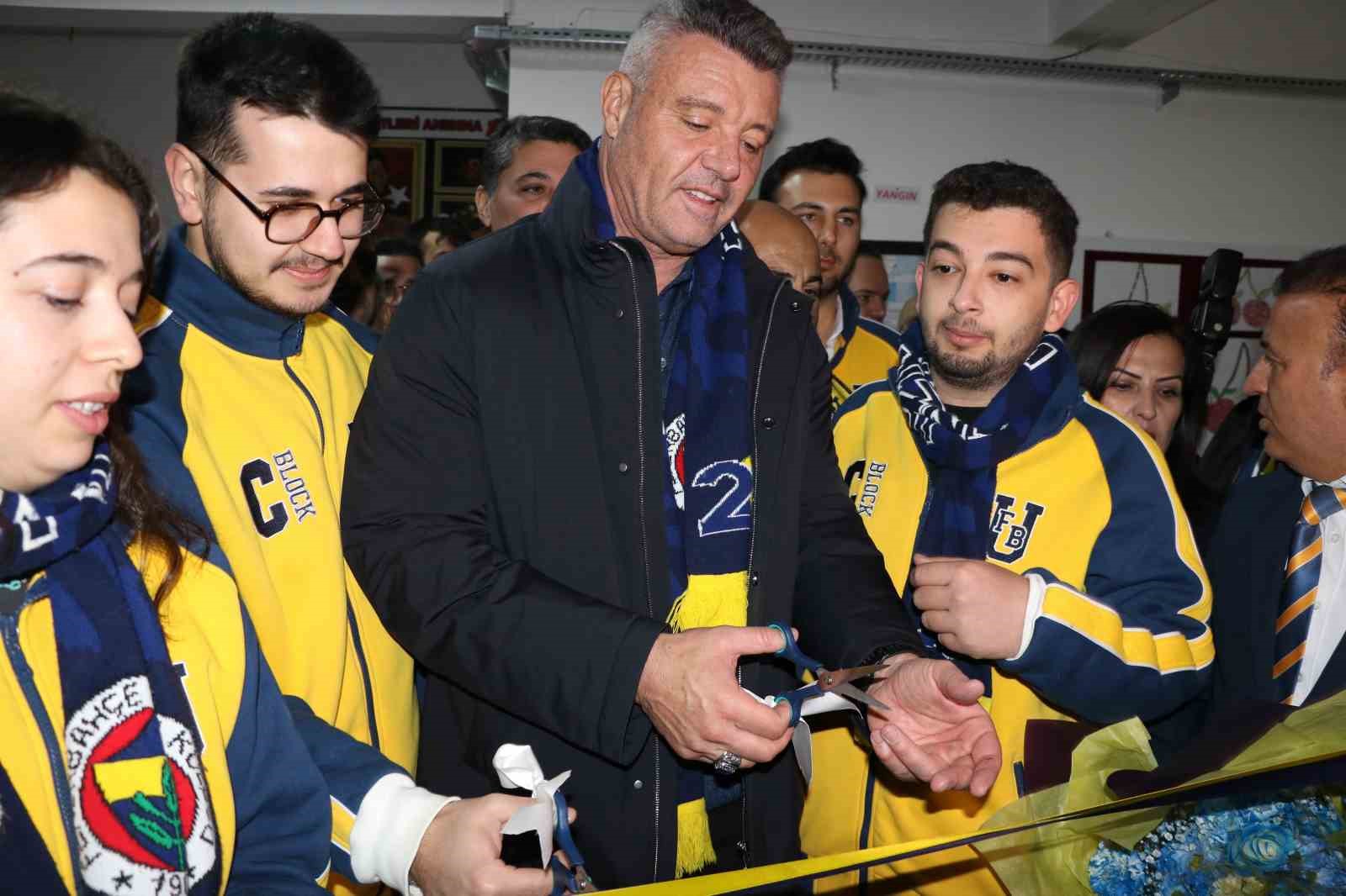 Fenerbahçe Başkanı Saran, Alanya’da kütüphane açılışına katıldı