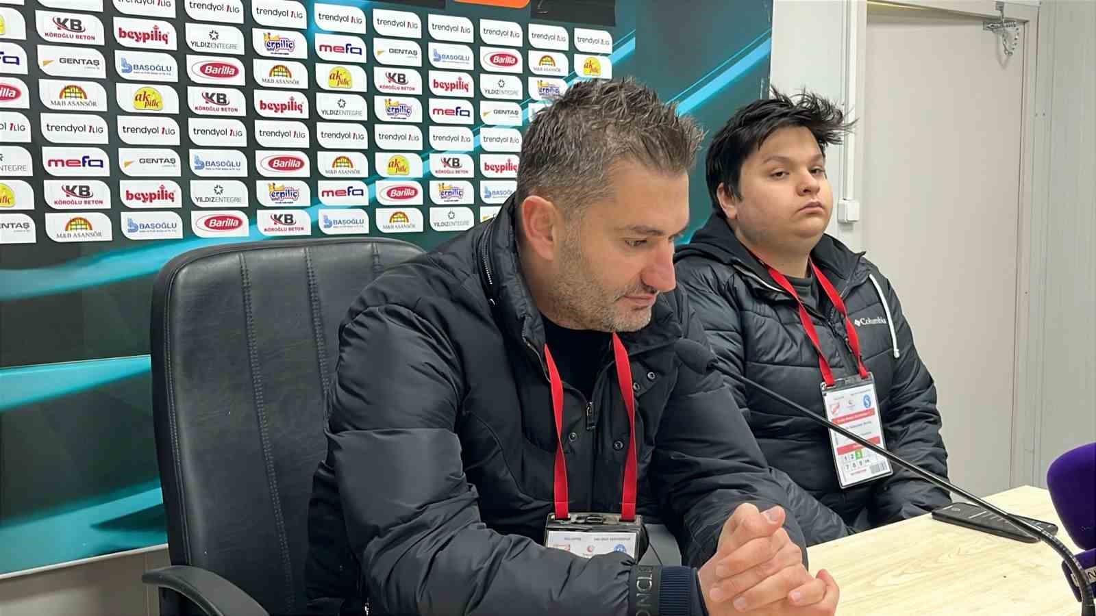 Boluspor - Sarıyer ma&ccedil;ının ardından
