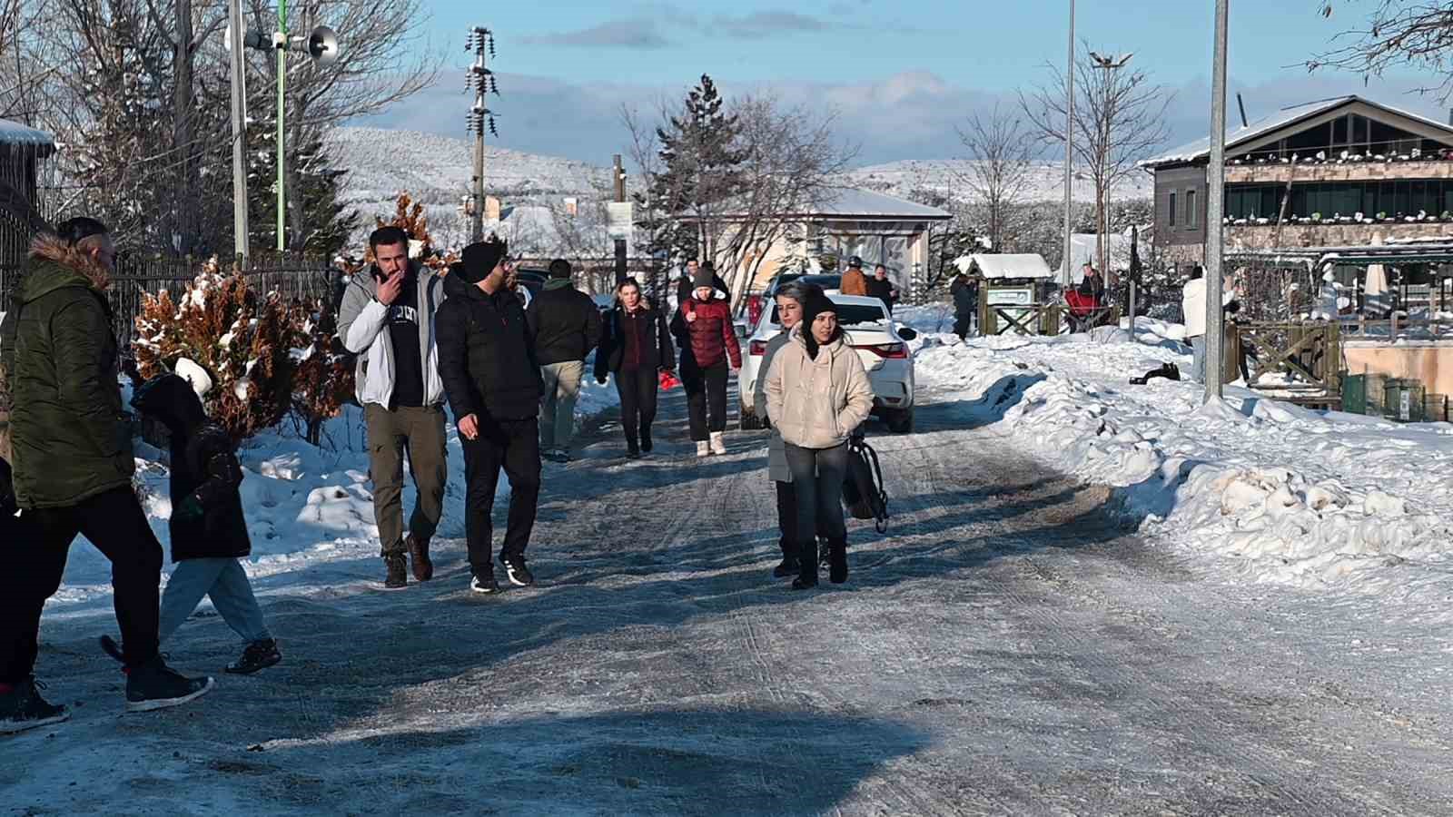 Yozgat’ta kar sonrası vatandaşlar Türkiye’nin ilk milli parkına akın etti