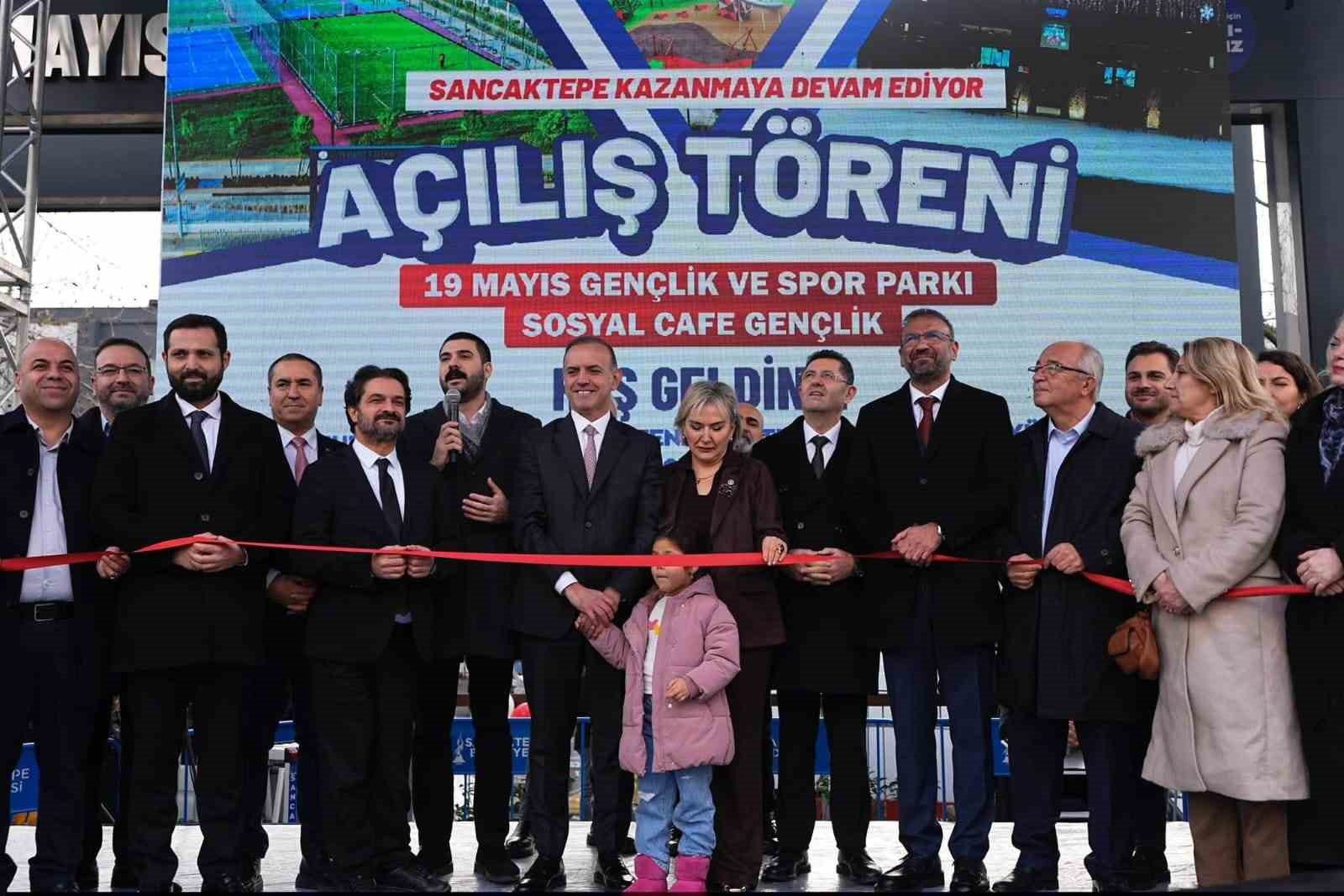 Sancaktepe’de gençliğe ve spora büyük yatırım: 19 Mayıs Gençlik ve Spor Parkı hizmete açıldı