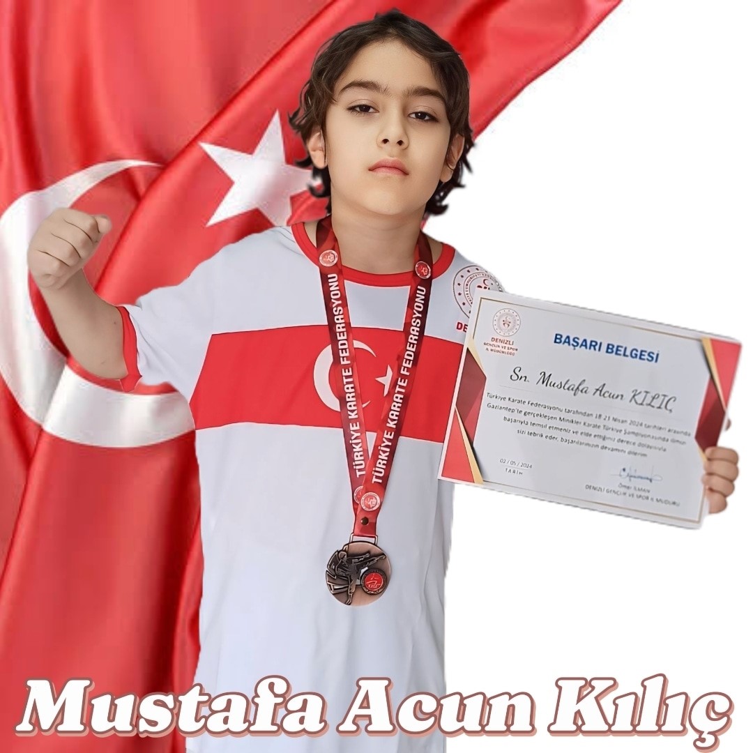 Denizlili gen&ccedil; sporcudan uluslararası arenada gurur veren başarılar
