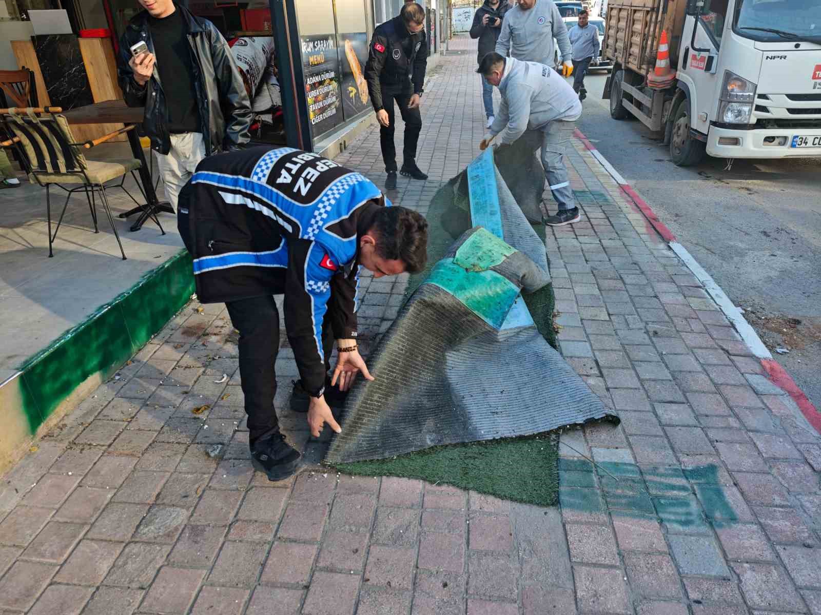 Kepez&rsquo;de cadde ve kaldırım işgallerine sıkı takip
