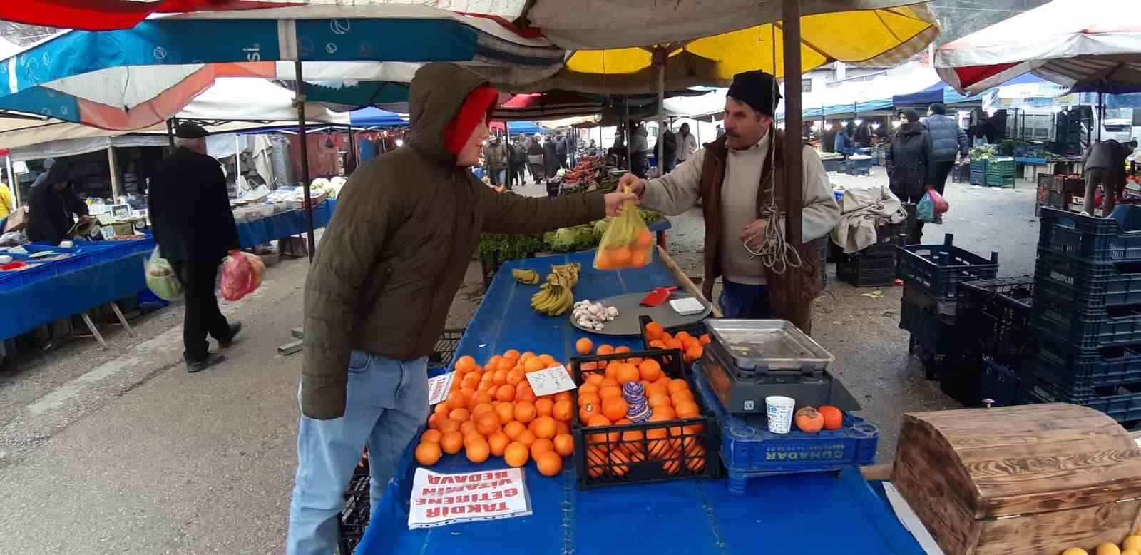 Mudurnu&rsquo;da takdir getirene vitamin bedava
