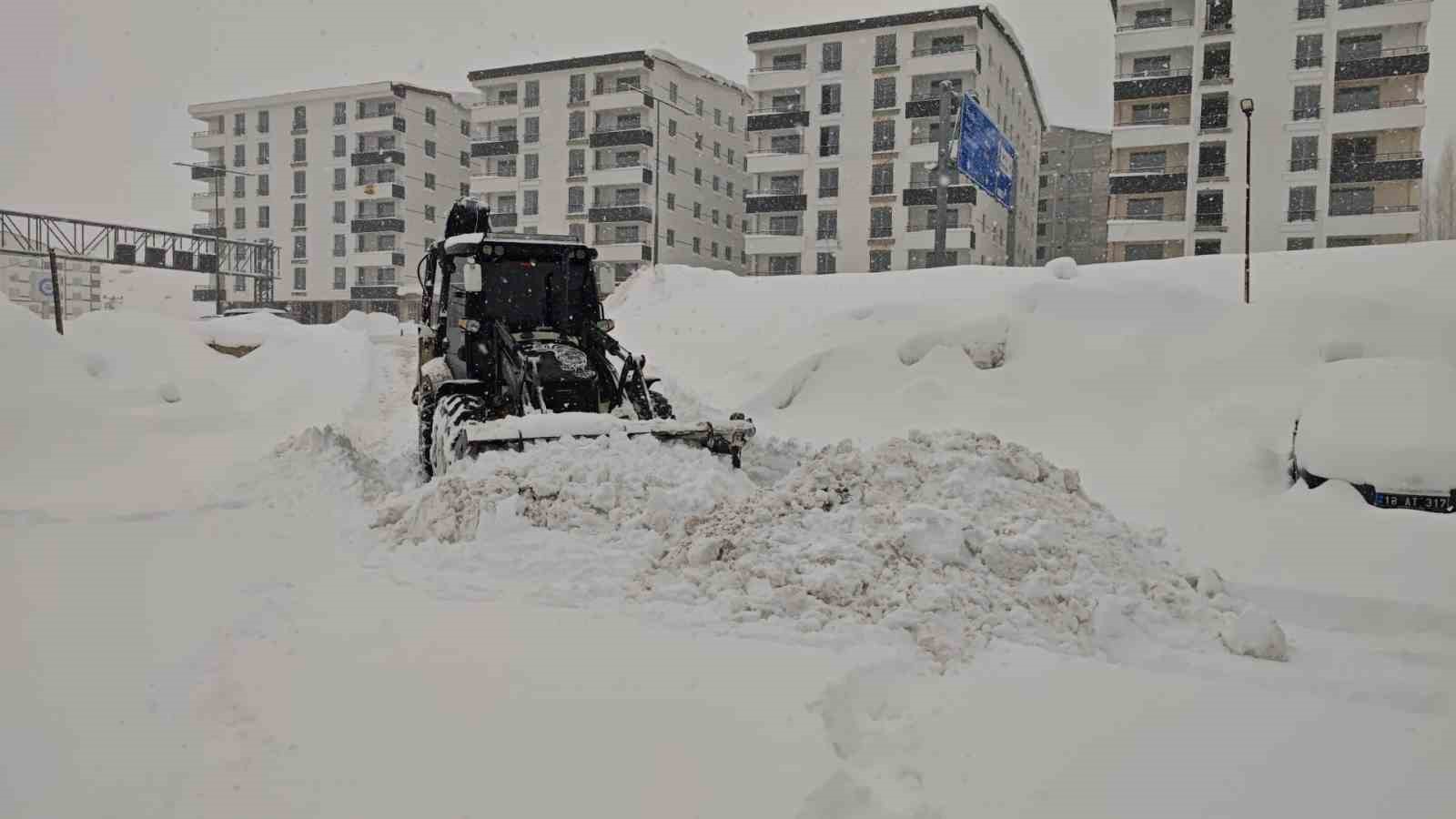Bitlis&rsquo;te tek katlı evler kardan kayboldu, 314 k&ouml;y yolu ise ulaşıma kapandı
