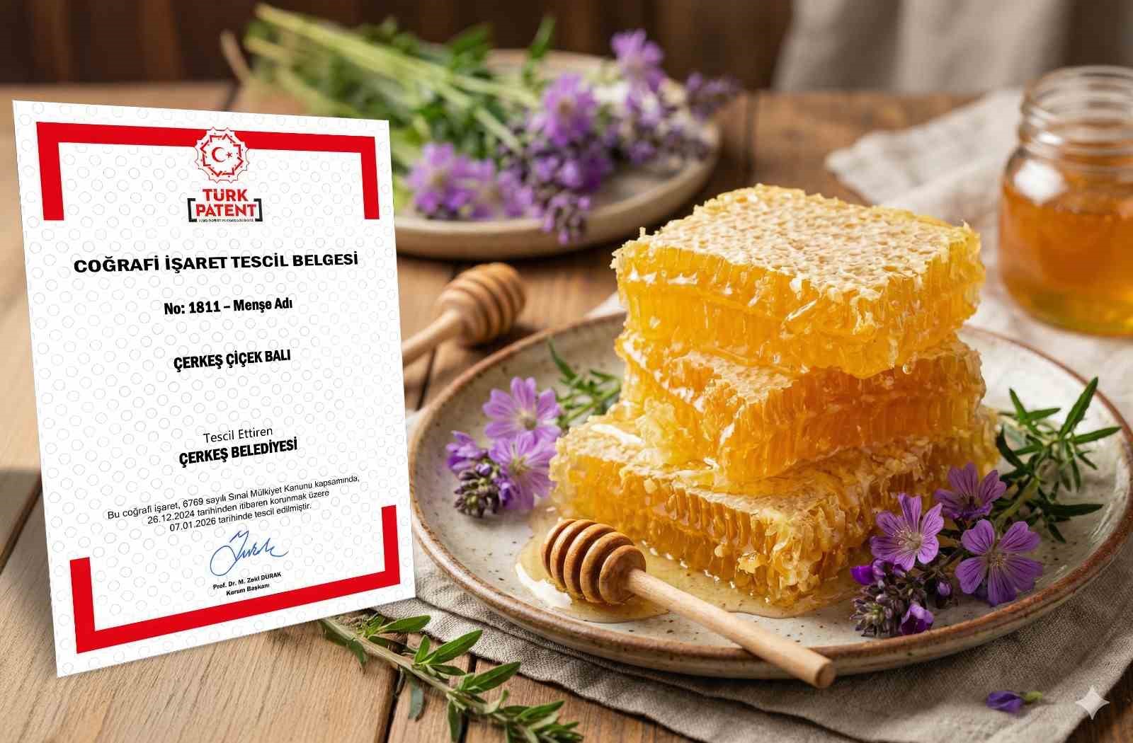 Çerkeş çiçek balı coğrafi işaret tescili aldı