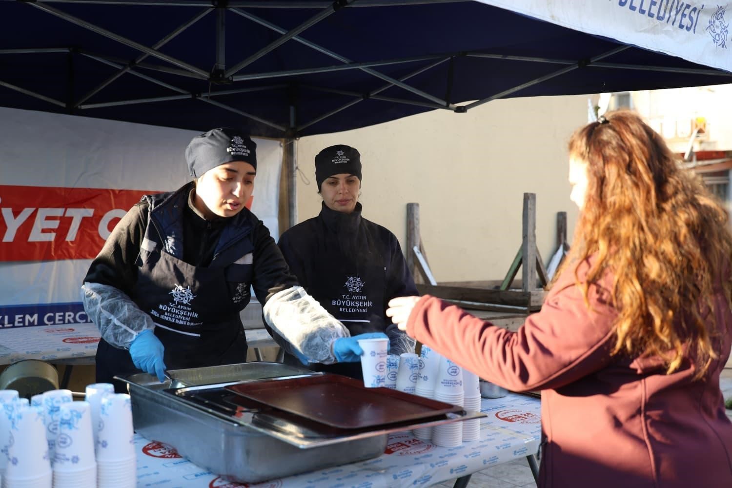 B&uuml;y&uuml;kşehir&rsquo;den soğuk g&uuml;nlerde sıcak hizmet
