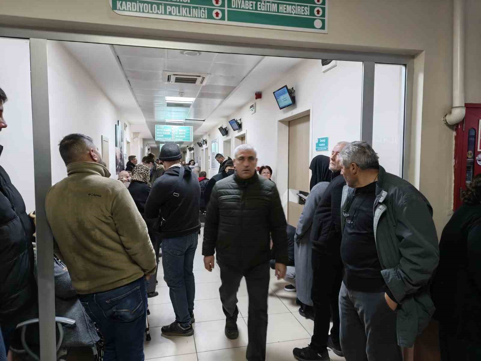 Aydın soğuğa dayanamadı, vatandaşlar hastaneye akın etti
