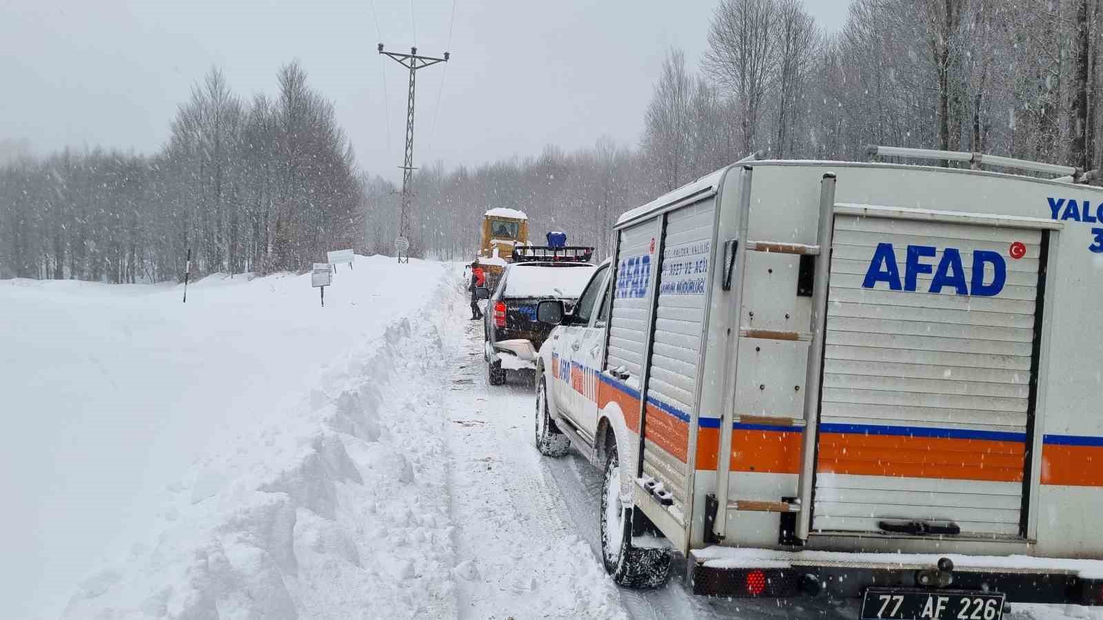 Yalova’da yaylada mahsur kalan 5 kişi kurtarıldı