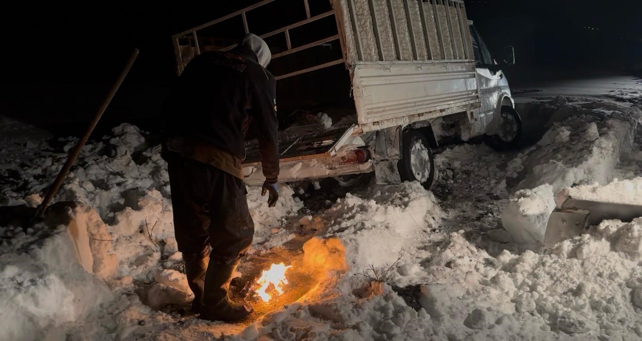 Patnos&rsquo;ta kar ve tipi hayatı olumsuz etkiliyor
