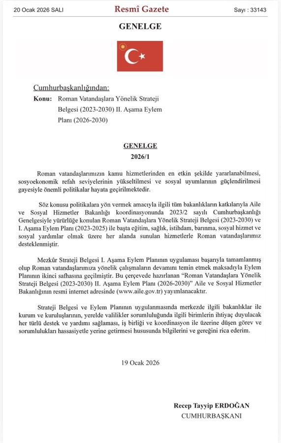 Bakan Göktaş: "Roman vatandaşlarımız için fırsat eşitliğini güçlendiren ve sosyal uyumu artıran adımlar atıyoruz"