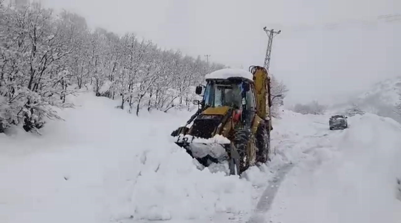 Şırnak’ta kar nedeniyle kapanan yollar açıldı